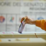 Italy's voter casts their ballots at a p Italy's voter casts their ballots at a p