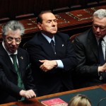 Italy's Reforms minister Umerto Bossi (L Italy's Reforms minister Umerto Bossi (L