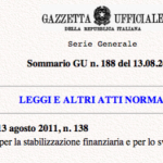 Manovra finanziaria 2011 Manovra finanziaria 2011